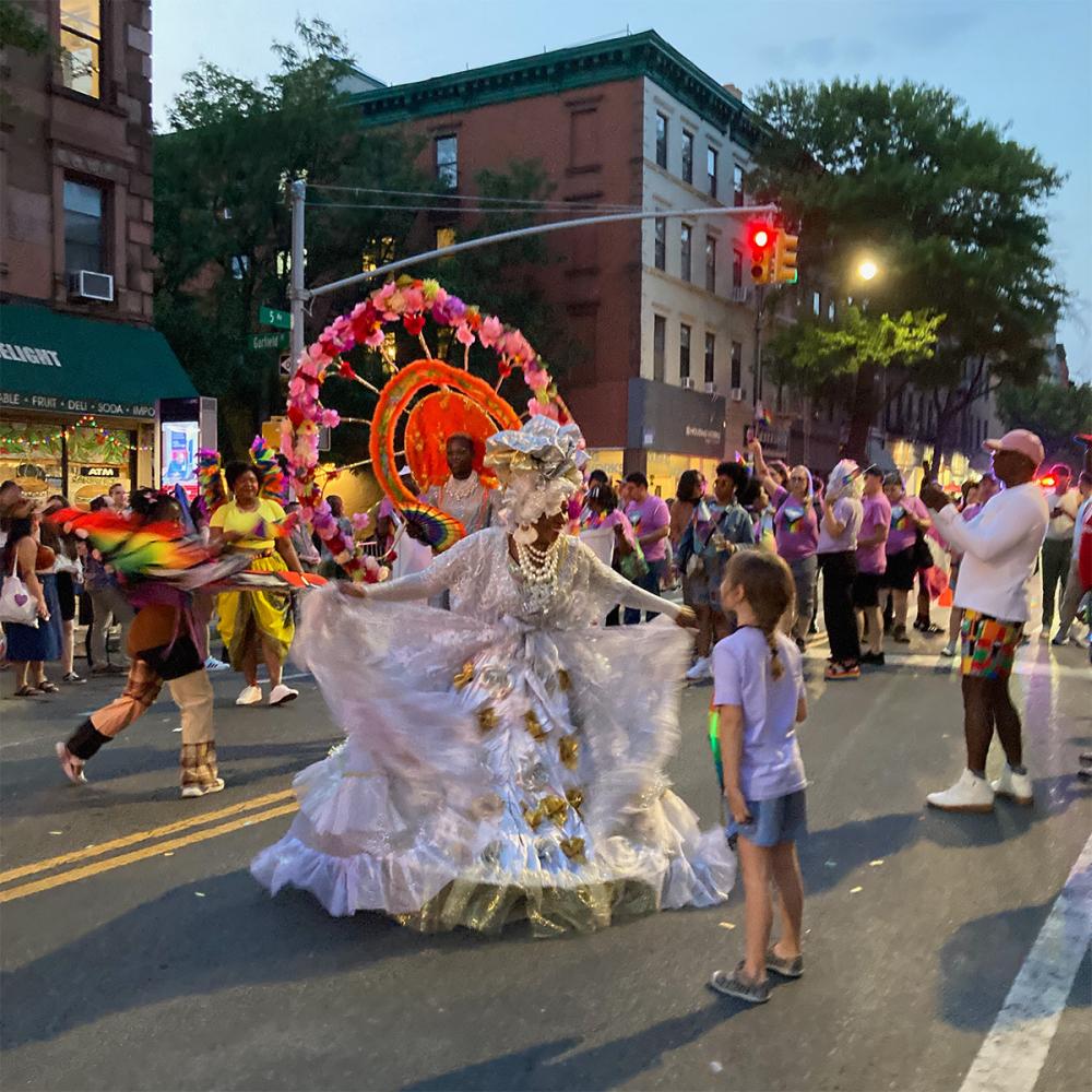 Marcher at Brooklyn Pride 2023 1200 Sq