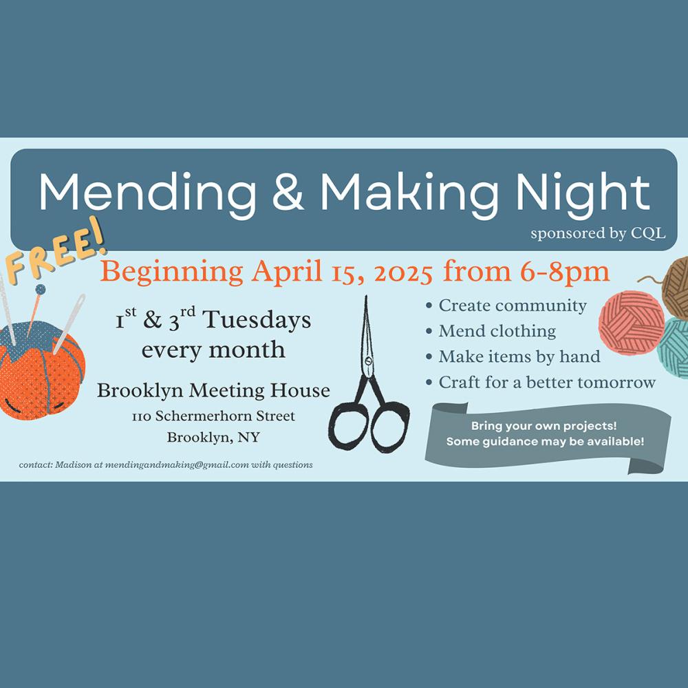 Mending and Making April 2025 1200 Square