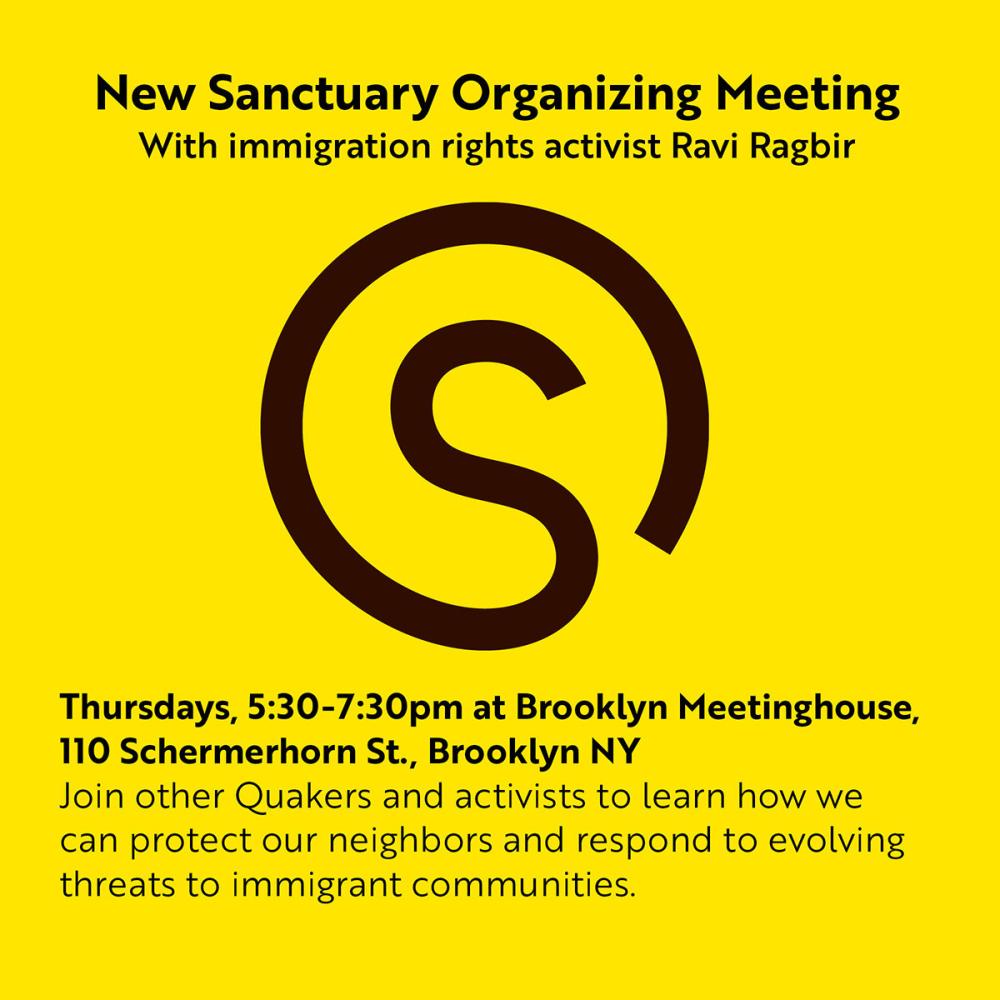 New Sanctuary Organizing Meeting 2025 1200 Sq