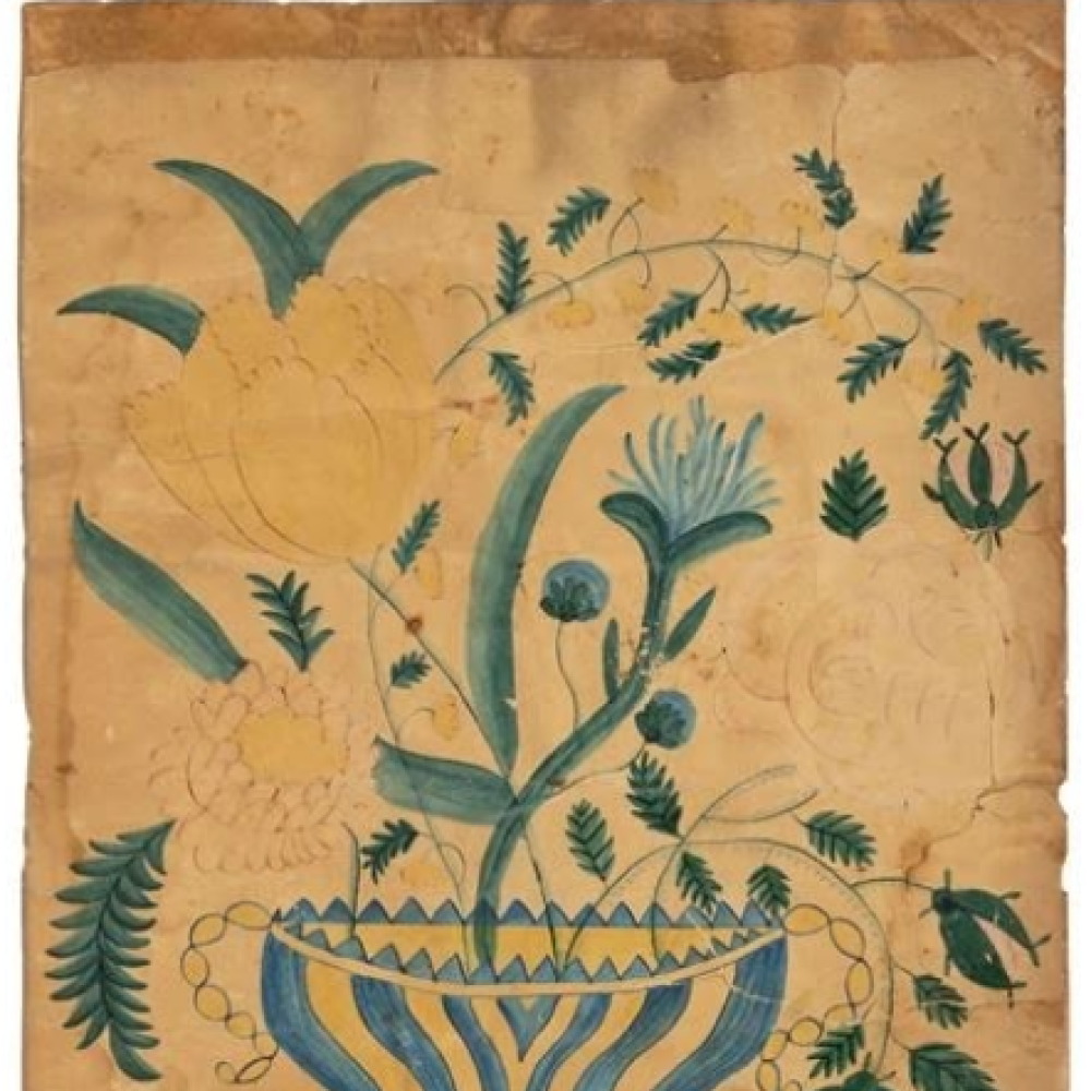 North Carolina Quaker Schoolgirl Art 1820