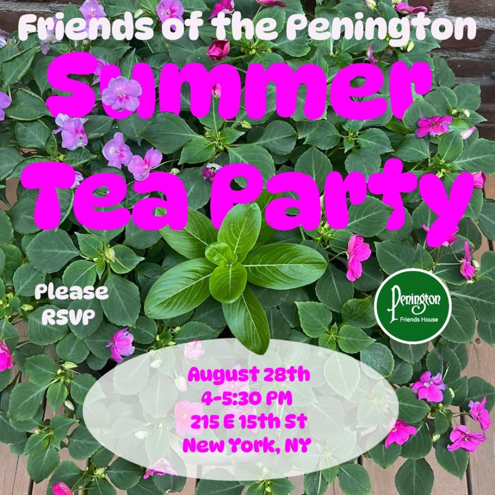 Penington Summer Tea Party Aug 28 2024
