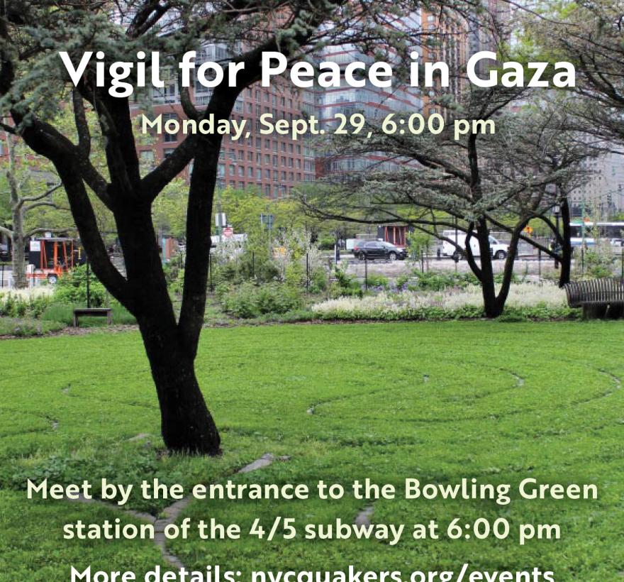 Gaza Vigil Sept 29 2025