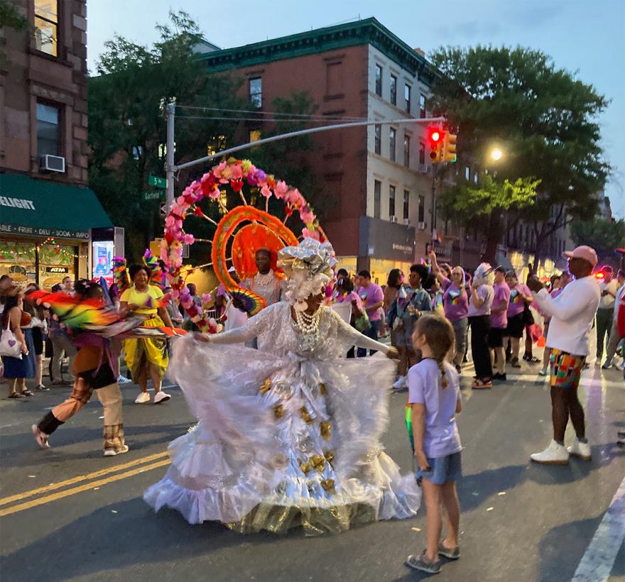 Marcher at Brooklyn Pride 2023 1200 Sq