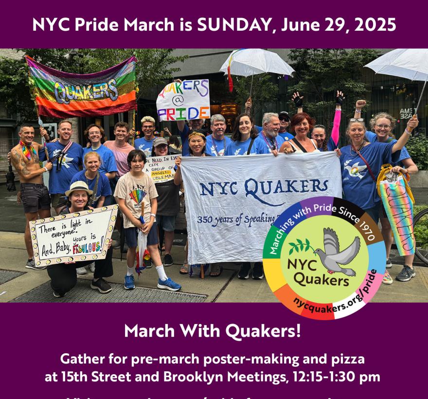 NYC Pride March June 26 2025 graphic
