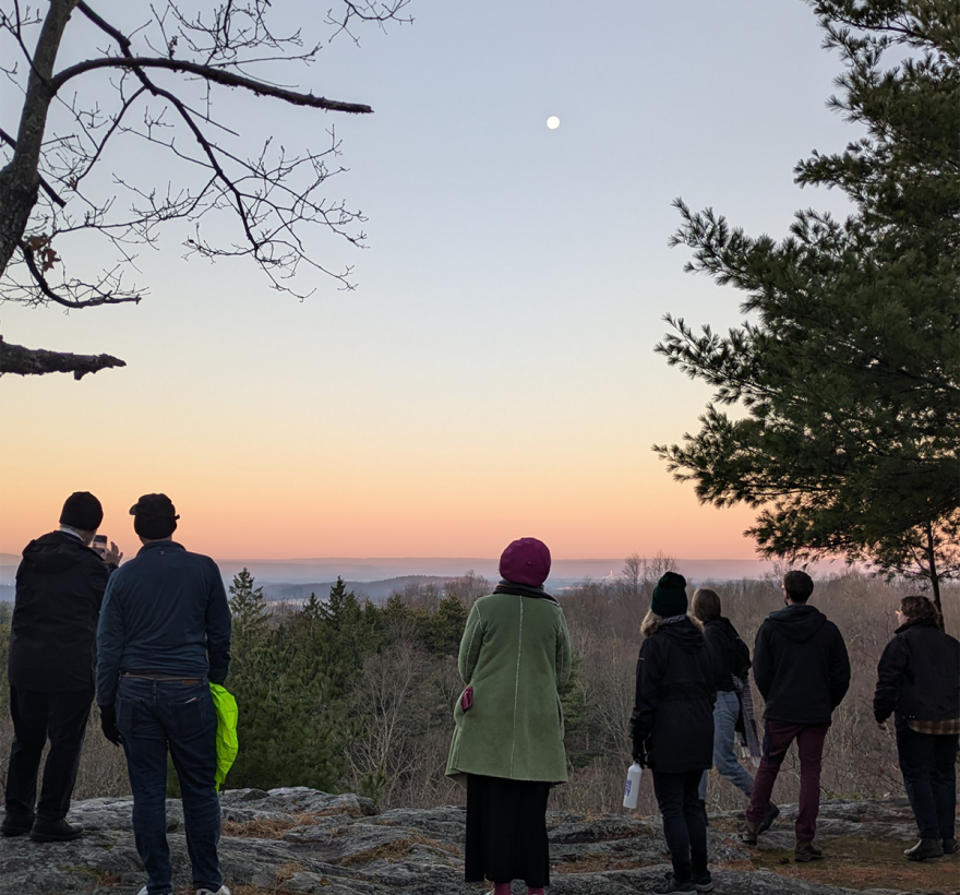 NYC Quaker Retreat 2024 moonrise 1200