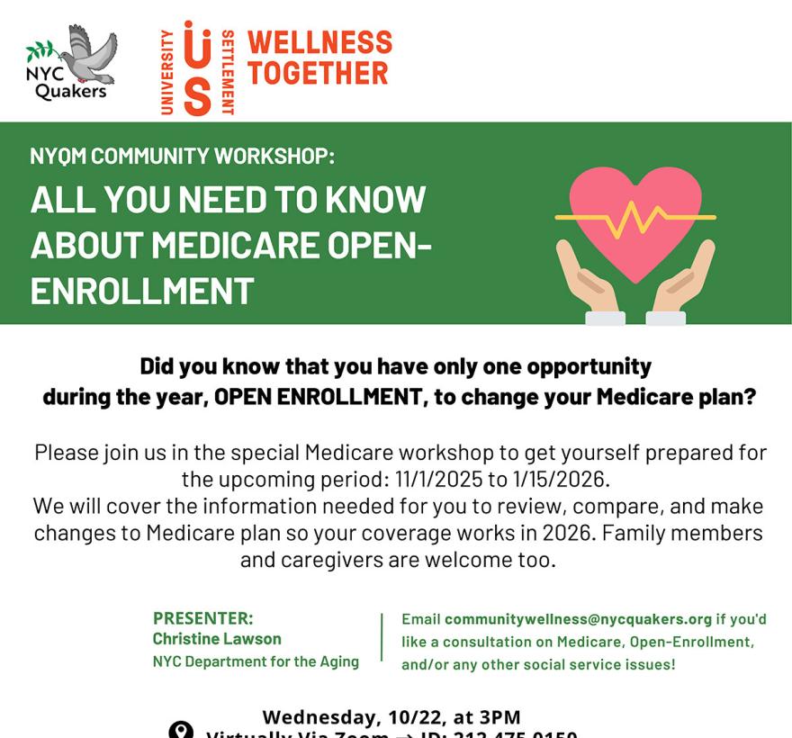 Open Enrollment October 2025 workshop