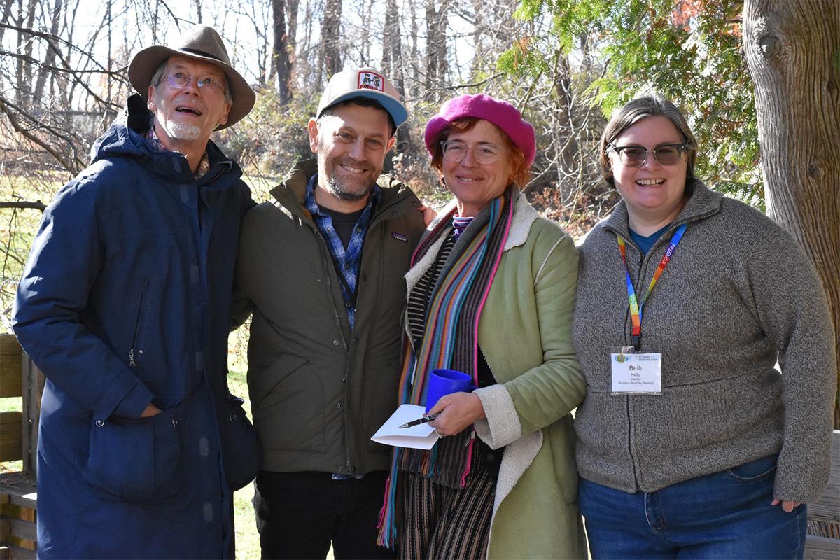 Group of four Friends 2024 retreat