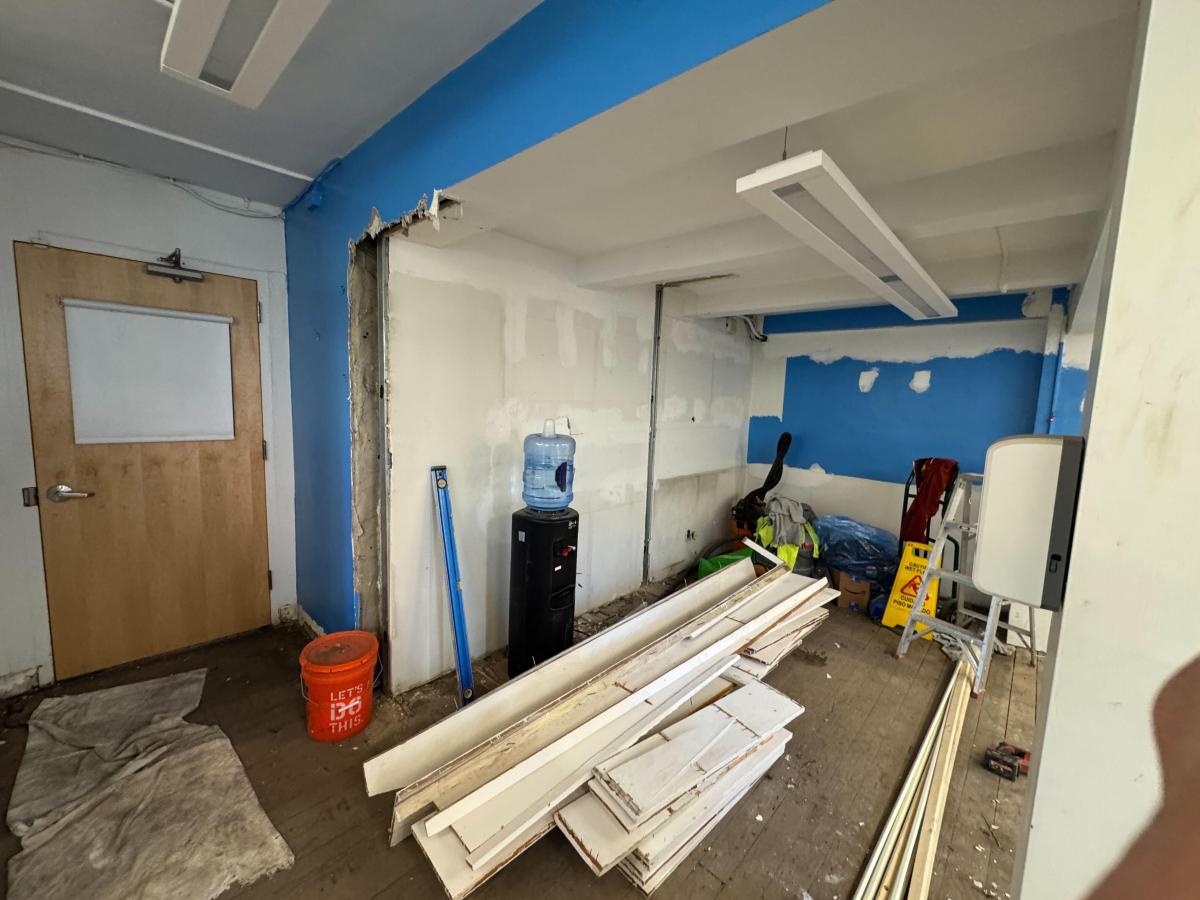 Room 2 renovation 15 Rutherford Oct 2025