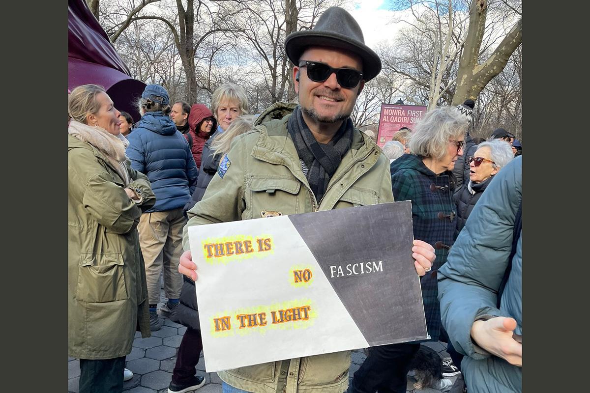 2026 01 No Fascism in the Light sign