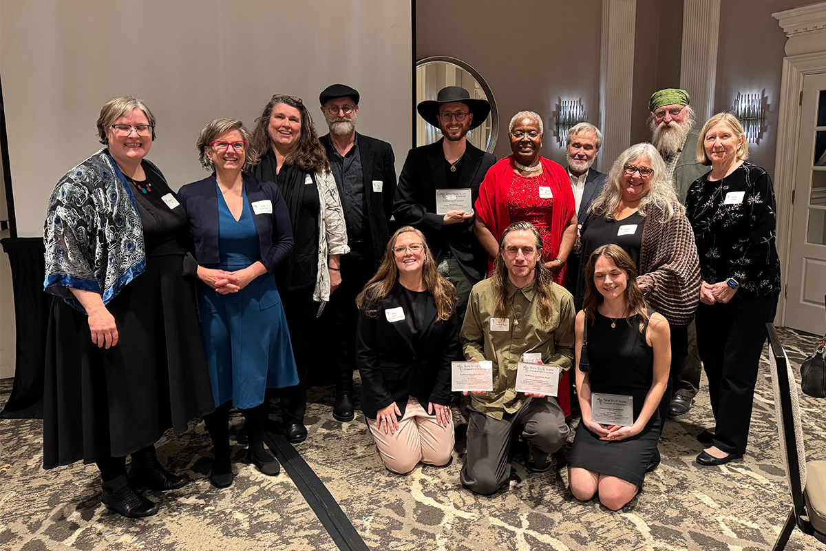 The Quakers from New York Yearly Meeting who attended the New York State Council of Churches gala and awards dinner on Nov. 12, 2025.