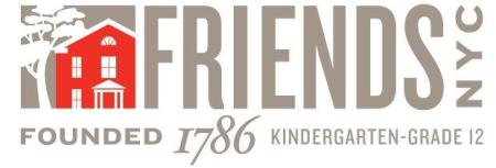 Friends Seminary logo 1786 horizontal