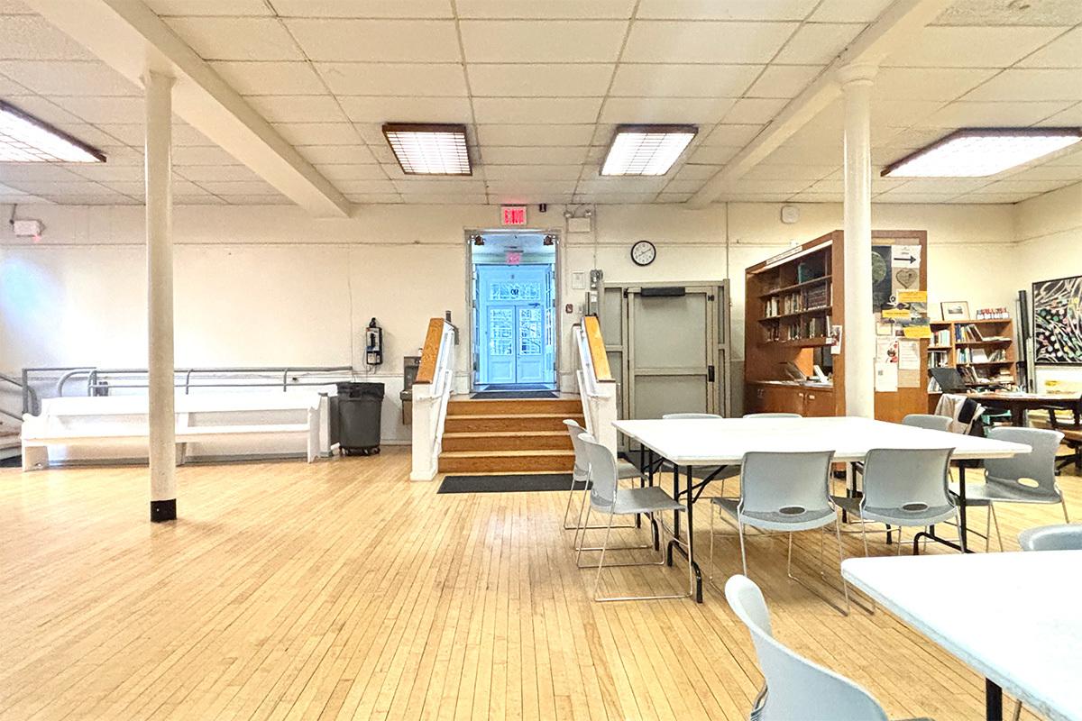 Brooklyn Meeting Social Room facing door