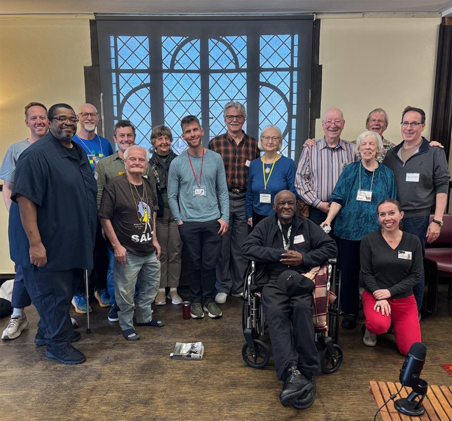 A group of Morningside Meeting Friends posing for a photo on October 19, 2025